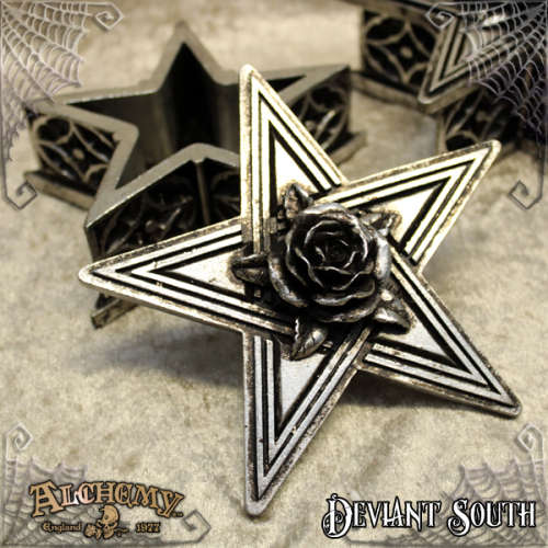 Baskets & Boxes NEW IN STOCK Alchemy Gothic V59 Pentagram Box for